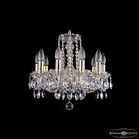 Хрустальная подвесная люстра Bohemia IVELE Crystal 1402/10/141/G