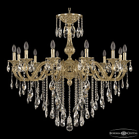 Большая хрустальная люстра Bohemia Ivele Crystal Florence 71101/12/360 B G