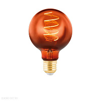 Лампа светодиодная G80, 4W(E27), 50lm, 2000K медный EGLO LM_LED_E27 11882