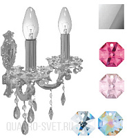 Бра (crystal AB, bordeaux, rosaline) Donolux Divo A2.120/1AB/6/9