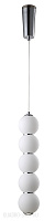 Подвесной светодиодный светильник Crystal Lux DESI SP5 CHROME/WHITE