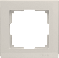 Рамка на 1 пост (слоновая кость) Werkel WL04-Frame-01-ivory