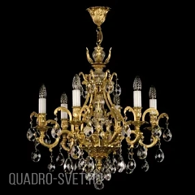 Подвесная хрустальная люстра ArtGlass LYRA POLISHED CE