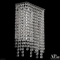 Бра хрустальное светодиодное APL LED Rimini S500.B1.20-27.B.4000