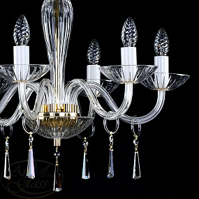 Люстра подвесная ARTGLASS STEFANIE VIII. SWAROVSKI ELEMENTS