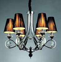Подвесная люстра Lumina Deco NEGRIO LDP 8903-6 BK