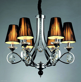 Подвесная люстра Lumina Deco NEGRIO LDP 8903-6 BK