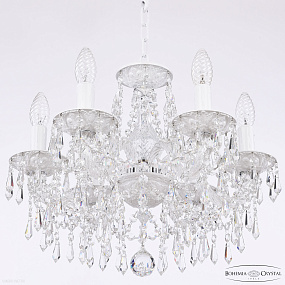 Хрустальная подвесная люстра Bohemia IVELE Crystal AL16303/6/141 WG