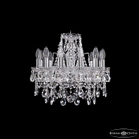 Хрустальная подвесная люстра Bohemia IVELE Crystal 1411/12/141/Ni