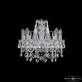 Хрустальная подвесная люстра Bohemia IVELE Crystal 1411/12/141/Ni