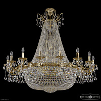 Большая хрустальная люстра Bohemia IVELE Crystal 2228H201/16/135IV/Y1 G
