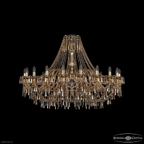 Большая хрустальная люстра Bohemia IVELE Crystal 1403/20/460 G M721