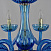 Большая хрустальная люстра Bohemia IVELE Crystal 1311/12+6/360/2d G Aq/Aquamarine/M-1H