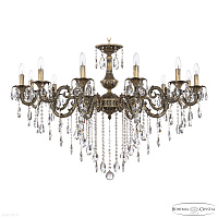 Большая хрустальная люстра Bohemia IVELE Crystal AL79104/12/430 B AGB
