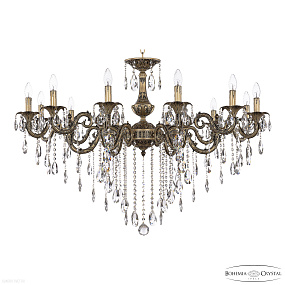 Большая хрустальная люстра Bohemia IVELE Crystal AL79104/12/430 B AGB