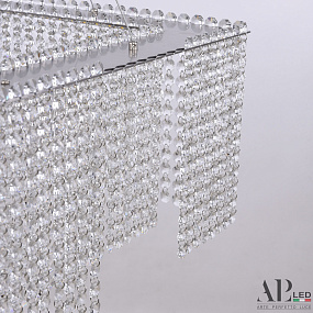 Хрустальная подвесная светодиодная люстра APL LED Sicilia SH04.71.A.Ni.4000