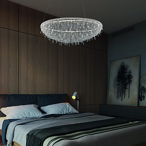 Хрустальная потолочная светодиодная люстра APL LED Rimini S508.0.60.B.3000