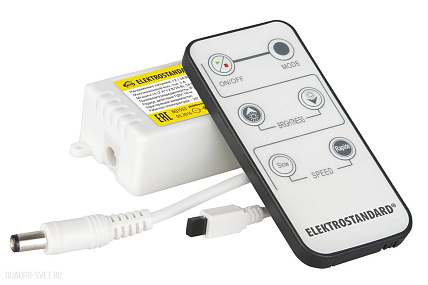 Контроллер для монохромных светодиодных лент С ПДУ 12V (ИК) IP20 Elektrostandard LSC 003 12V (LSC 00