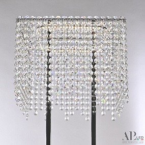 Хрустальный светодиодный торшер APL LED Sicilia SH500.T1.30-150.B.Ni.4000