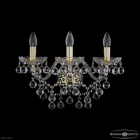 Бра с хрусталем Bohemia IVELE Crystal 1409B/3/195/XL G