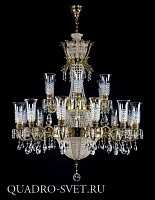Люстра большая ARTGLASS SIRAEL BRASS ANTIQUE CE