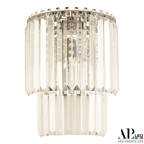 Бра хрустальное светодиодное APL LED Sicilia SH500.B9.25-33.A.Ni.4000