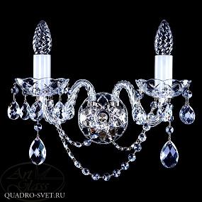 Бра ARTGLASS MAGGIE II. VACHTLE NICKEL CE