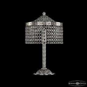 Хрустальная настольная лампа Bohemia IVELE Crystal 19201L6/25IV Ni R
