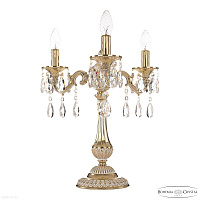 Хрустальная настольная лампа Bohemia IVELE Crystal 73101L/3/125 A GW