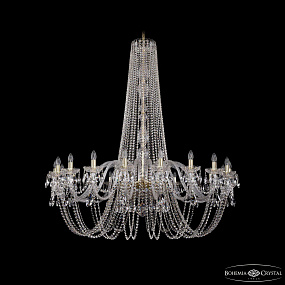 Хрустальная подвесная люстра Bohemia IVELE Crystal 1402/20/530/h-164/G