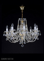 Подвесная хрустальная люстра ArtGlass ANGELIKA VIII. CE