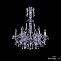 Хрустальная подвесная люстра Bohemia IVELE Crystal 1403/6/195/XL-65 Ni