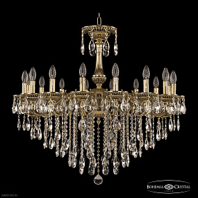 Подвесная хрустальная люстра Bohemia Ivele Crystal 75102/16/300 B GB