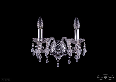 Бра хрустальное Bohemia IVELE Crystal 1410B/2/141/Ni/V0300