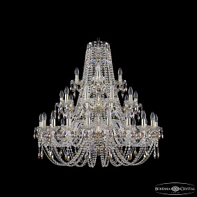 Большая хрустальная люстра Bohemia IVELE Crystal 1406/20+10+5/360/3d G K801