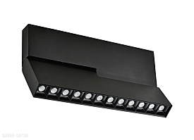 Трековый светодиодный светильник для магнитного шинопровода Donolux Eye turn DL18786/12M Black