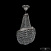 Хрустальная подвесная люстра Bohemia IVELE Crystal 19283/H1/55IV Ni
