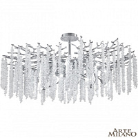 Большая хрустальная люстра Arte Milano 236901/D1000/14/A Cr
