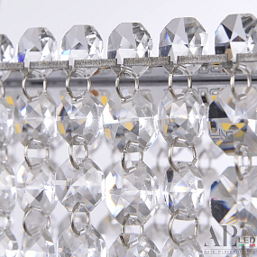 Хрустальная подвесная светодиодная люстра APL LED Sicilia SH505.0.60.B.Ni.4000