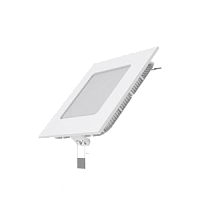 Светодиодный встраиваемый светильник Gauss ультратонкий квадратный IP20 6W 2700K