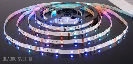 Лента светодиодная Elektrostandard 30Led 7,2W IP20 мульти (5050 12V 30Led 7,2W IP20)