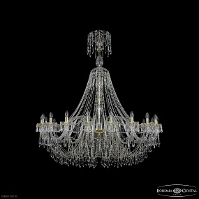 Большая хрустальная люстра Bohemia IVELE Crystal 1403/20/530/XL-160 G