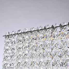 Хрустальный светодиодный торшер APL LED Sicilia SH500.T6.30-150.C.Ni.4000