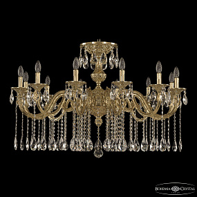 Большая хрустальная люстра Bohemia Ivele Crystal Florence 71201/12/360 A G