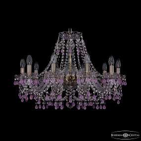 Хрустальная подвесная люстра Bohemia IVELE Crystal 1410/10/240 Pa V7010