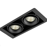 Встраиваемый светильник Donolux Lumme DL18615/02WW-SQ Shiny black/Black