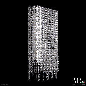 Бра хрустальное светодиодное APL LED Sicilia SH500.B1.25-50.B.Ni.4000