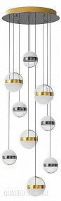 Подвесной светодиодный светильник Odeon Light RONI 5037/84L