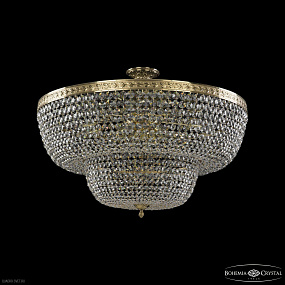 Хрустальная потолочная люстра Bohemia IVELE Crystal 19091/90IV G C1