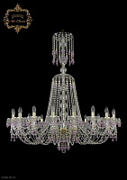 Большая хрустальная люстра Bohemia Art Classic 11.24.18.400.XL-125.Gd.V7010